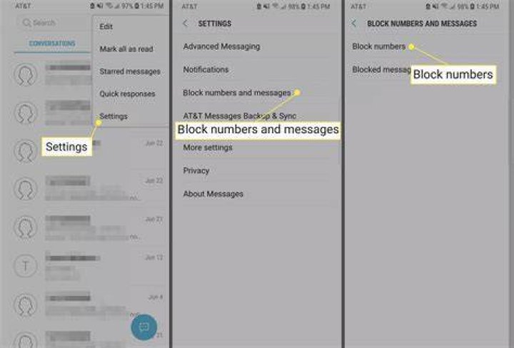 Can you block your number when sending a text?