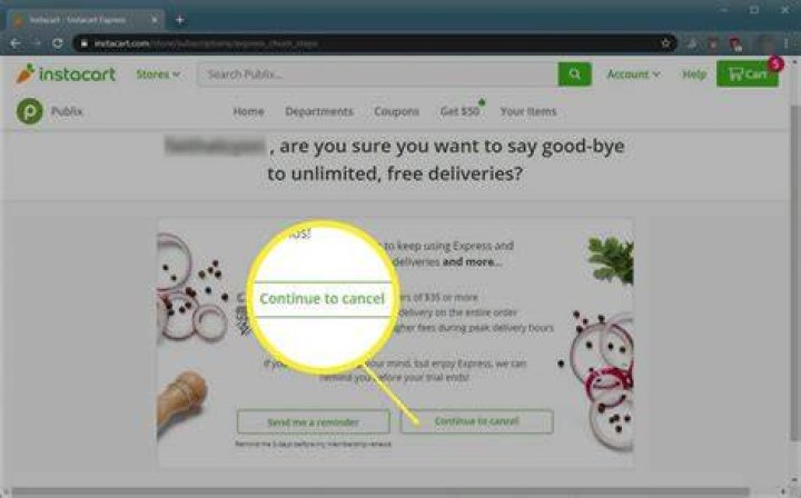 Can you cancel Instacart Express Free Trial?