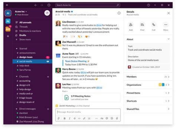 Does Microsoft use slack?