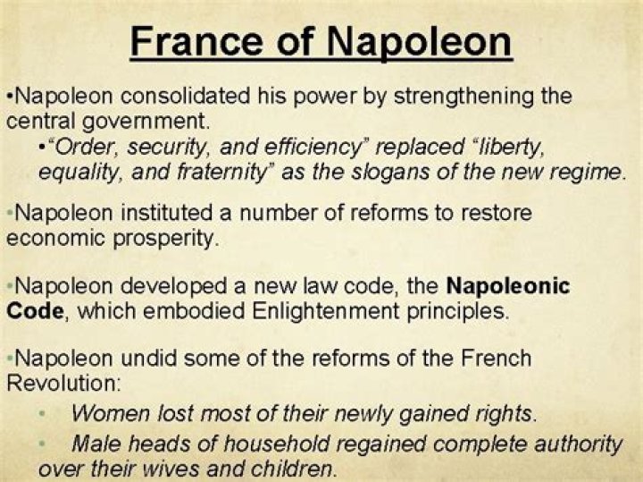 How did Napoleon strengthen France?