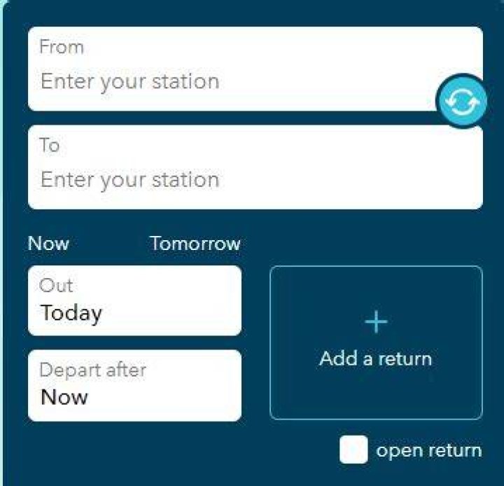 How do I book an open return ticket?