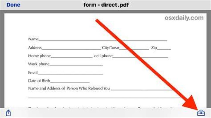 How do I fill out a PDF form for free on iPad?