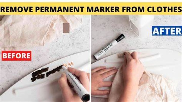 How do I get permanent marker out of clothes?