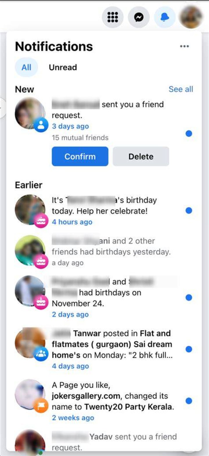 How do I remove Facebook notifications from Gmail?