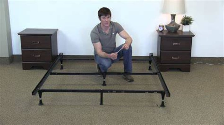 How do you assemble an old metal bed frame?