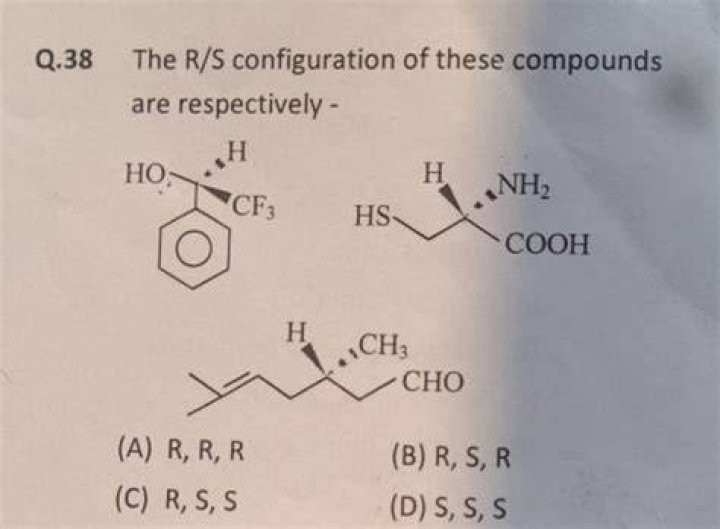 How do you name an R and S compound?