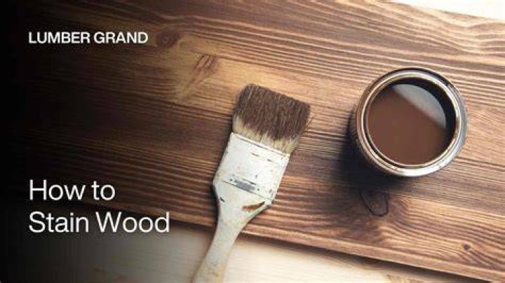 How do you stain wood evenly?