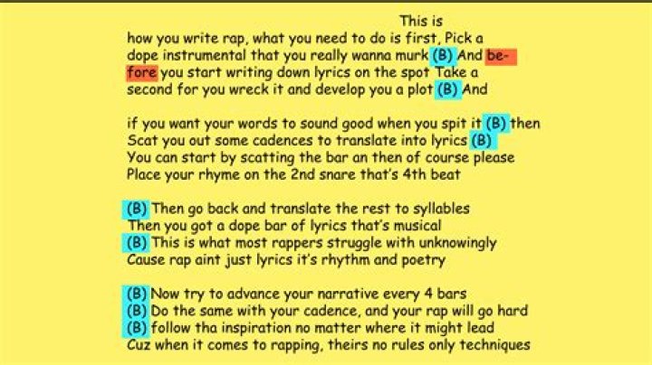 How do you write a rap hook?