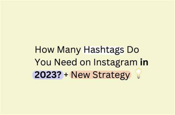 How many hashtags do you need to promote on Instagram?