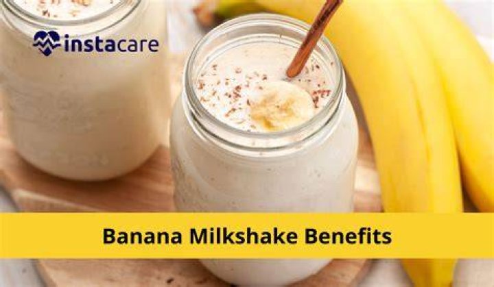 Is banana milkshake good for health?