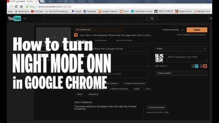 Is there a night mode for Chrome Android?