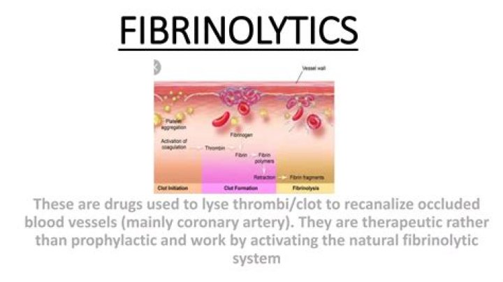 What are Fibrinolytics used to treat?