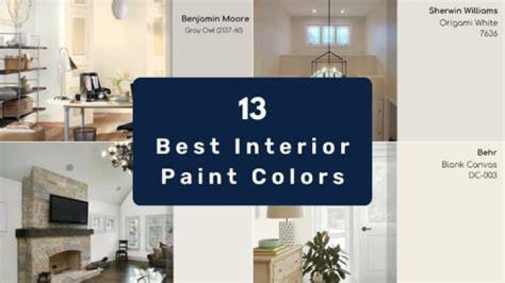 What are popular interior paint colors for 2018?
