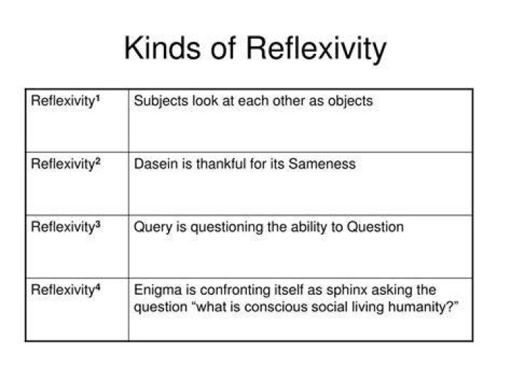 What is reflexive sociology?