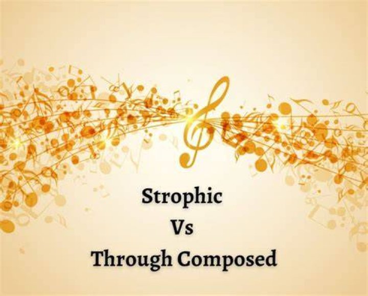 What is the difference between strophic and through composed?