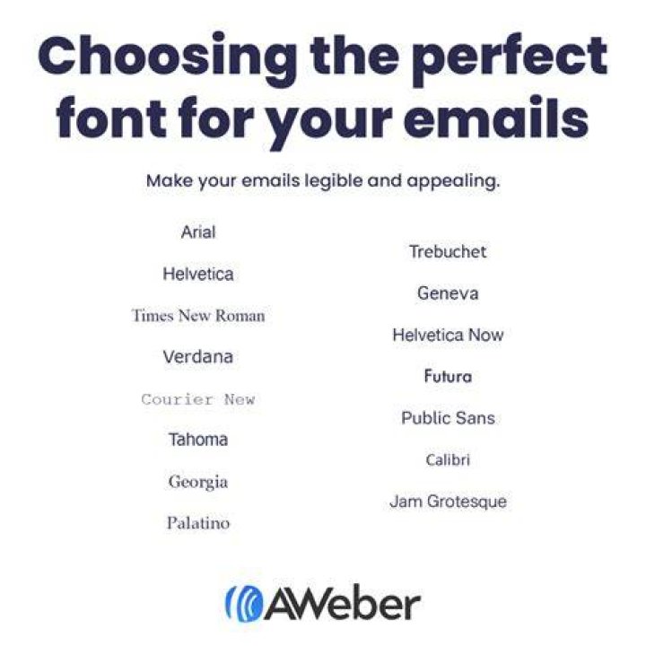 What is the most professional font size for email?