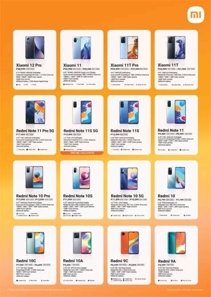 What is the price of Xiaomi phone?