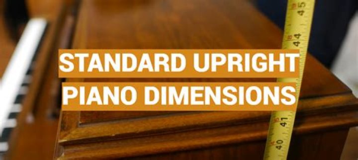 What is the standard width of a piano?