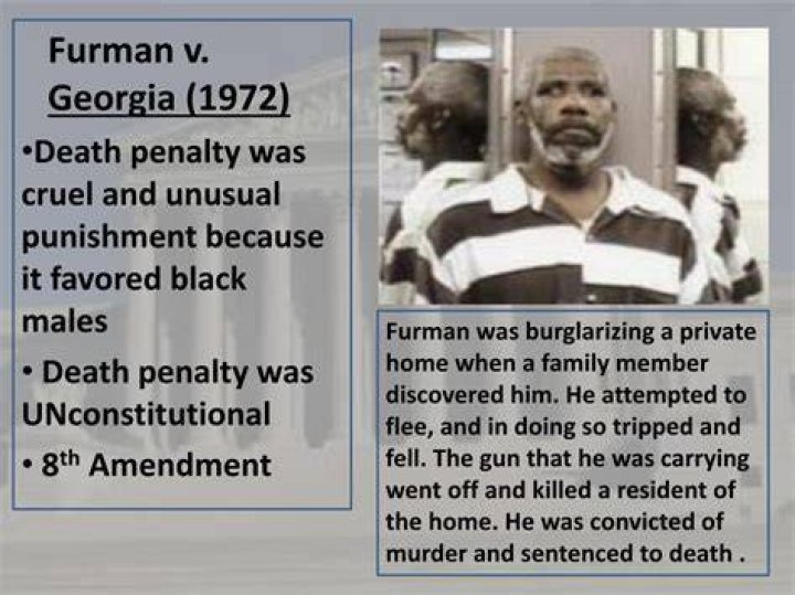 What was the result of Furman v Georgia?