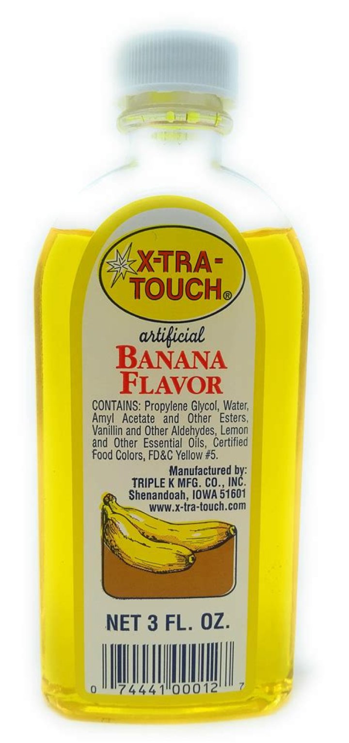 Where does artificial banana flavor come from?