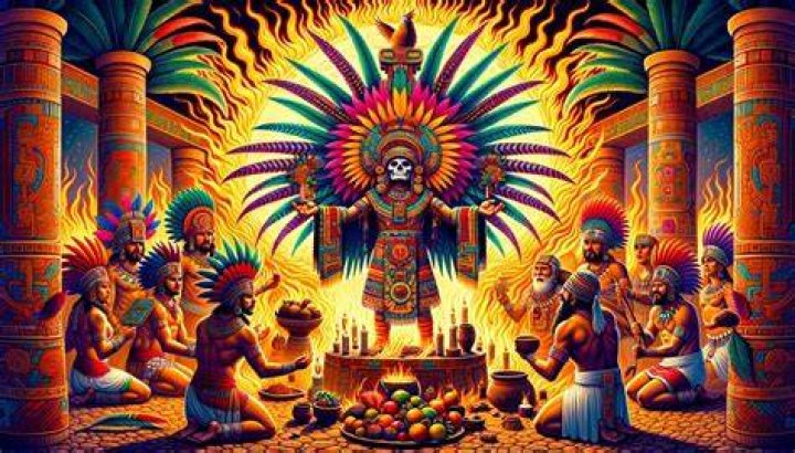 Why did the Aztecs worship the sun?